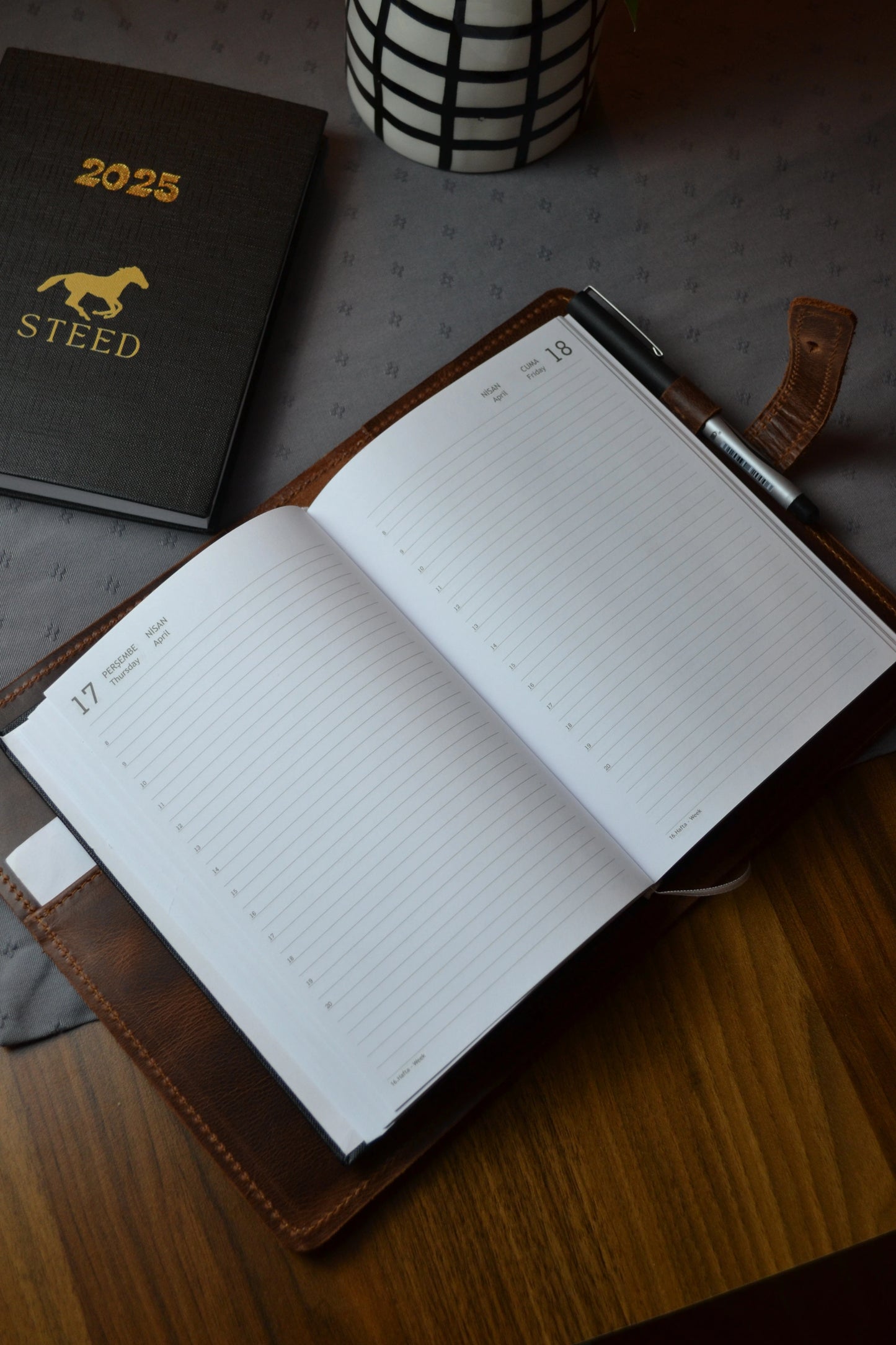 Hakiki deri a5 defter kılıfı