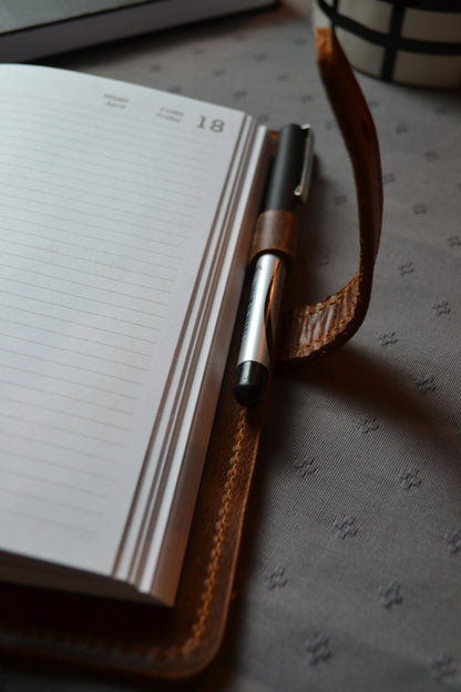 Hakiki deri a5 defter kılıfı