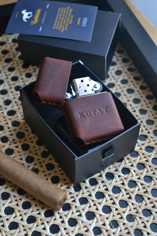 DERİ ZİPPO KILIFI